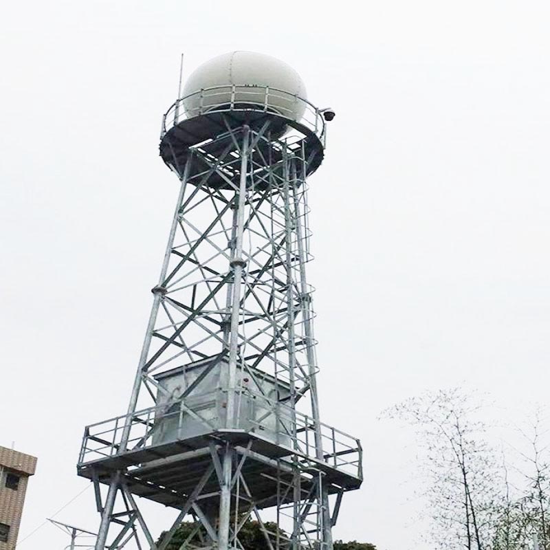 Meteorologisk upptäckt Radar Tower